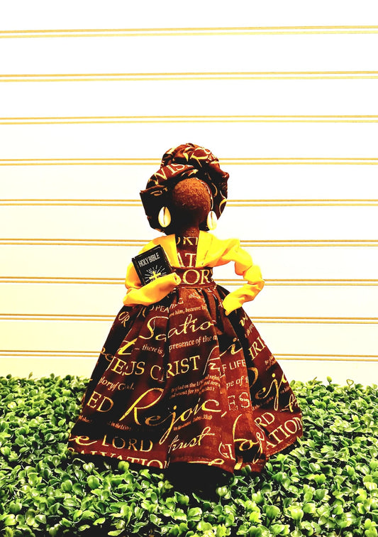 Gullah Doll Prayer Warrior