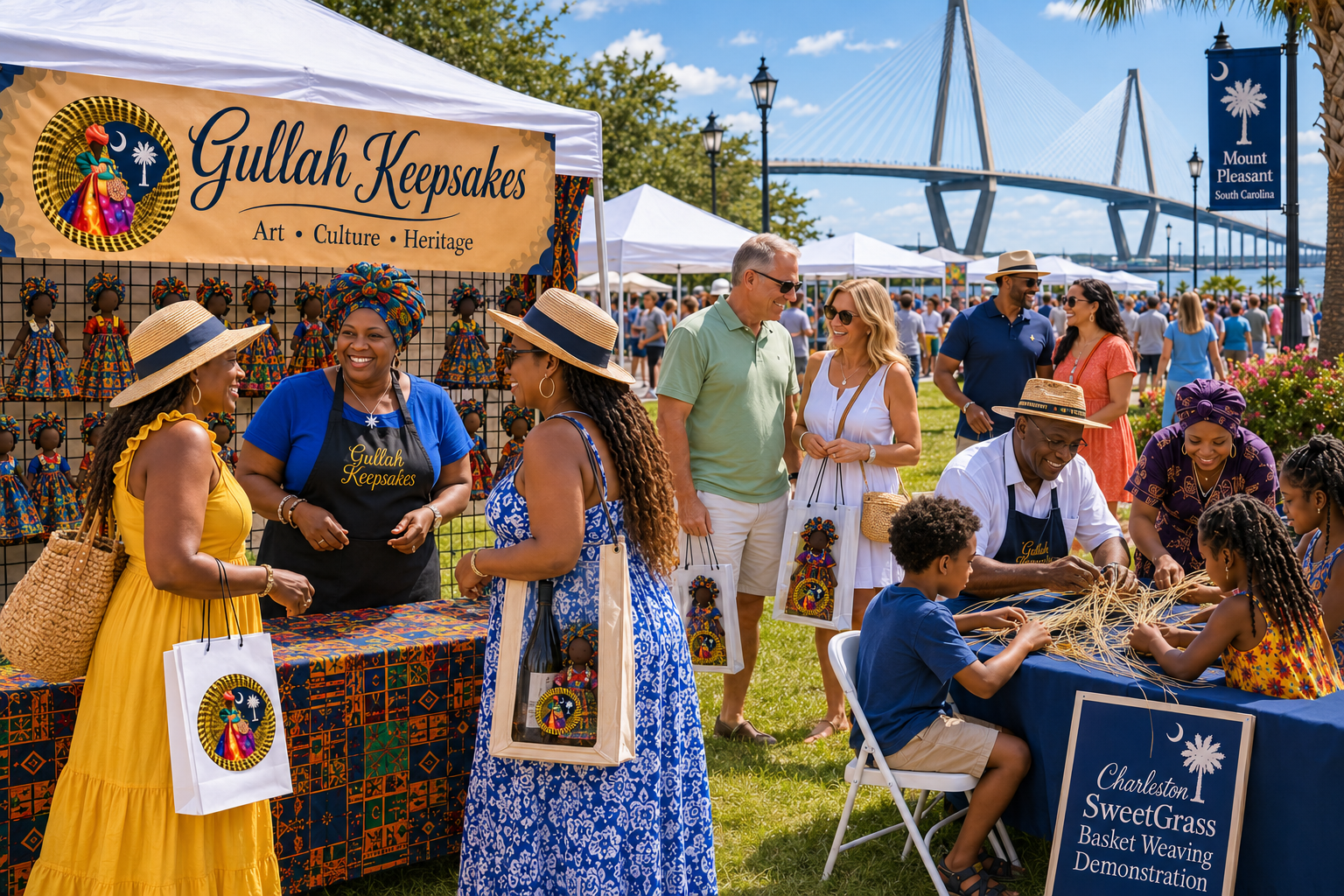 Gullah Keepsakes Vendor Booth