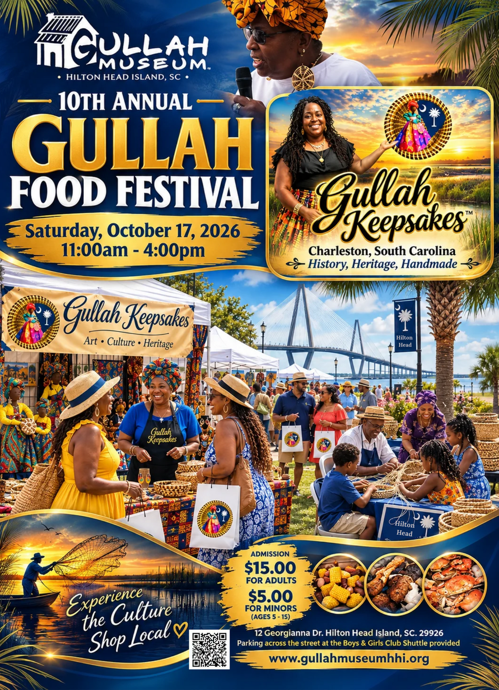Gullah Food Festival | Hilton Head, SC |  Saturday, October 17, 2026