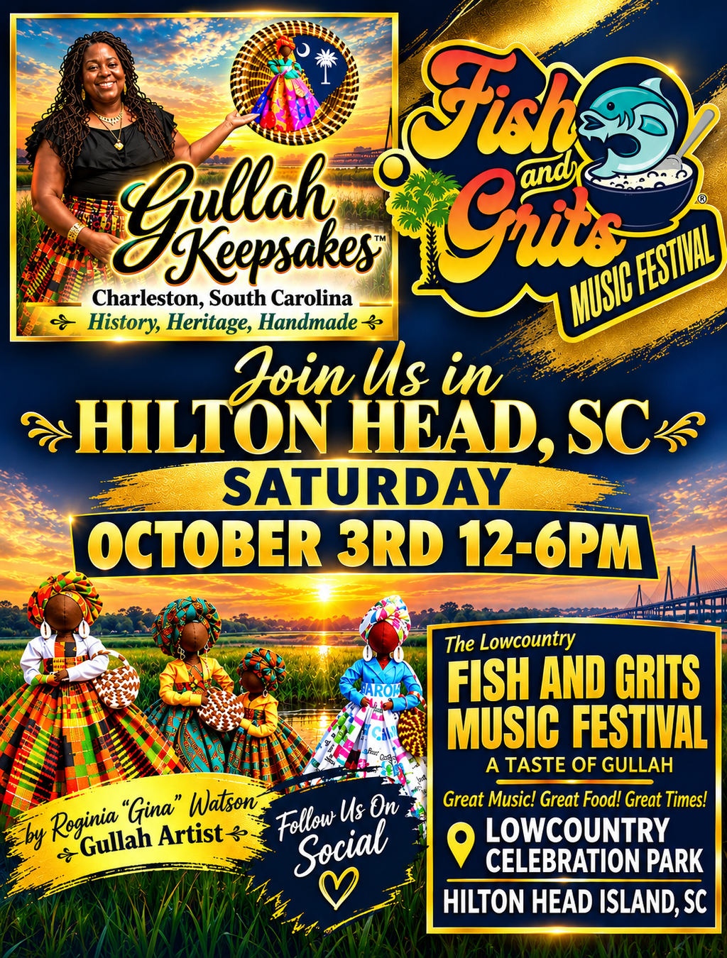 Fish & Grits Festival | Hilton Head Island, SC | Saturday, October 3, 2026