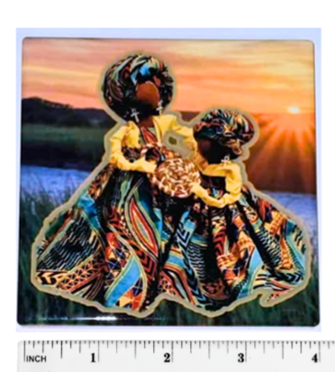 Gullah Doll Coaster