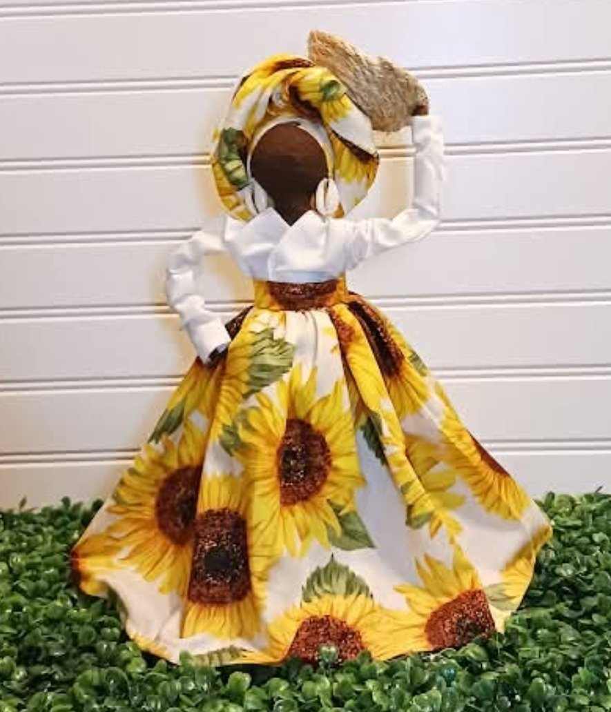 Sunflower Gullah Doll