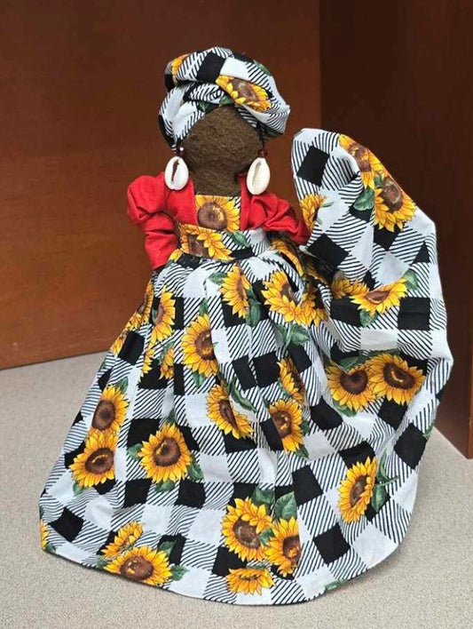 Gullah Doll in Sunflower