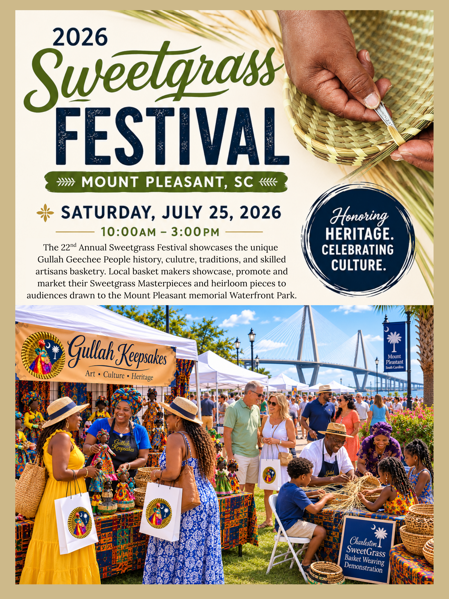 Sweetgrass Festival | Saturday, July 25, 2026